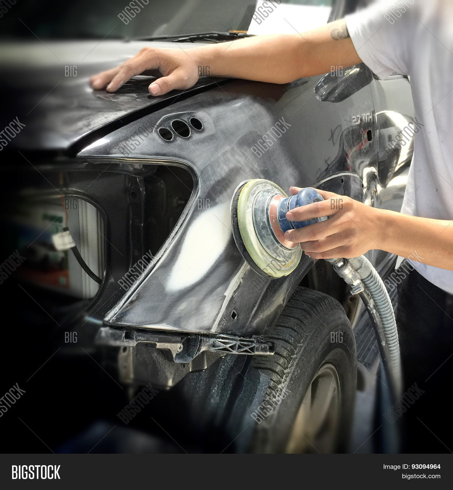 Car Body Work Auto Repair Paint Image & Photo Bigstock