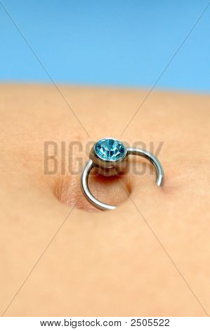 Stock photo : Close View Of A Pierced Navel. Stock photo : Close View Of A Pierced Navel.