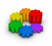 pic of puzzle  - colorful jigsaw puzzles diagram - JPG 