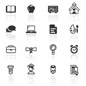 stock photo of education  - Icon set  education - JPG 