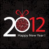 picture of twenties  - 2012 Happy New Year greeting card or background - JPG 