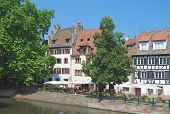 picture of france  - Old Town called La Petite France in Strasbourg - JPG 