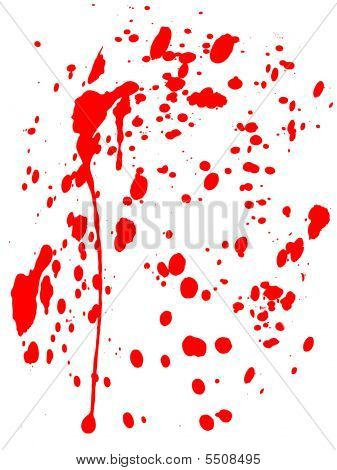 blood splatter black background. Images BLOOD SPLATTERED