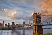 pic of bridge  - Image of Cincinnati and John A - JPG 