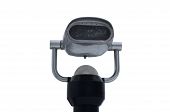 picture of steady  - Binoculars steady for installation on the observation deck on a white background - JPG 