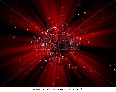 Red explosion background Stock Photo & Stock Images | Bigstock