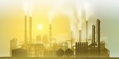 image of industrial  - Industrial Chemical Petrochemical Oil and Gas Refinery Plant - JPG 
