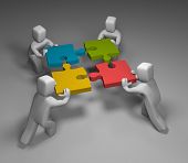 stock photo of merger  - Partnership - JPG 