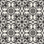 foto of drapery  - seamless vector pattern - JPG 