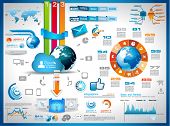 stock photo of illustration  - Infographic elements  - JPG 