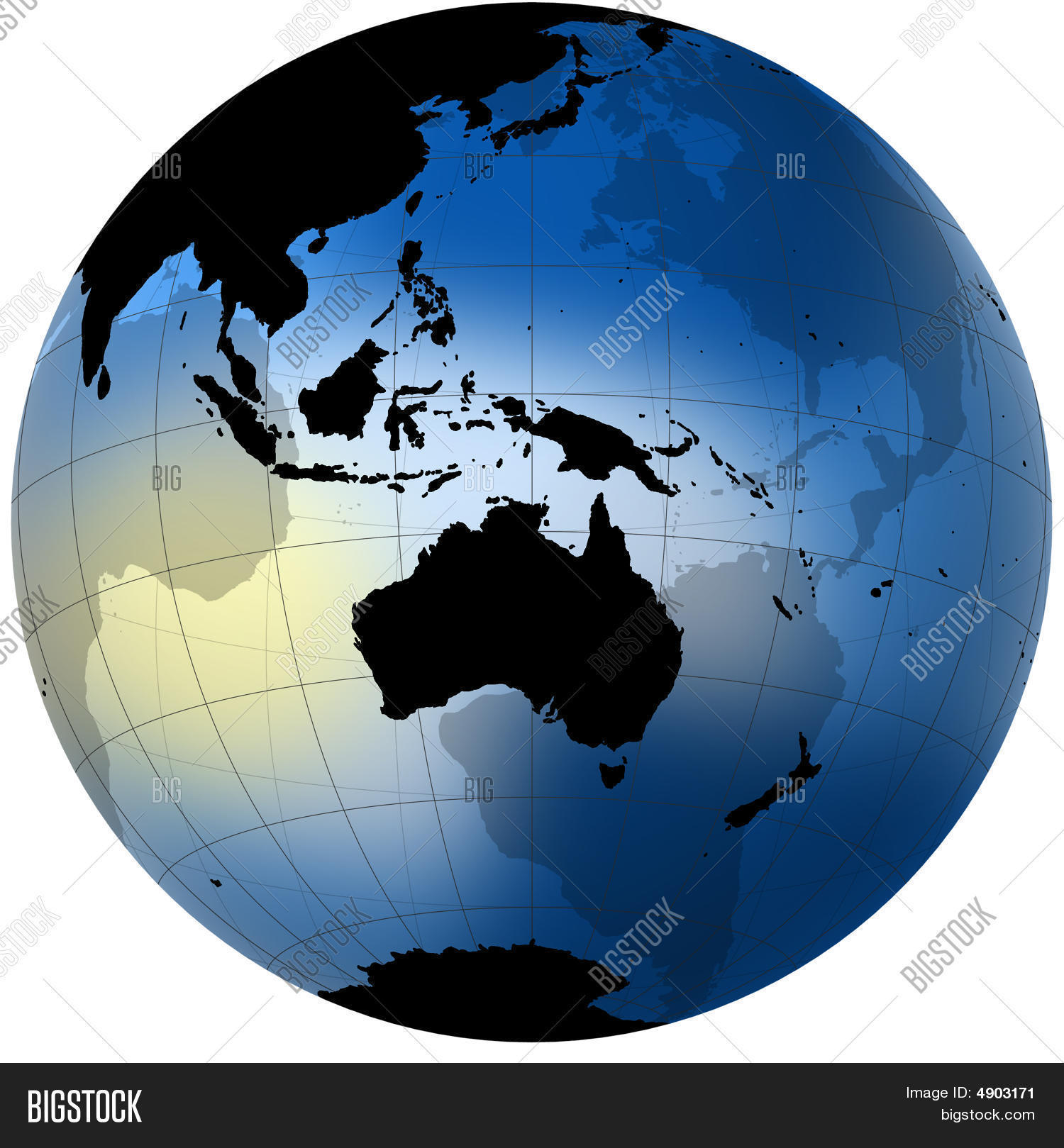 Globe Australia View Image & Photo | Bigstock