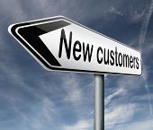 picture of increase  - new customers attract buyers increase traffic by product marketing and promotion - JPG 