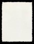 picture of edges  - Watercolor art paper with true deckled edges - JPG 