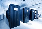 pic of isp  - A server room with black servers - JPG 