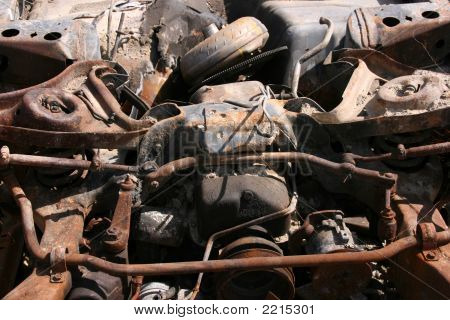 Stock photo : Rusty Car Parts