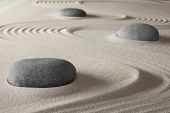 picture of zen  - spiritual meditation zen garden concept for relaxation concentration harmony balance and simplicity holistic tao buddhism or spa treatment - JPG 