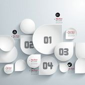 image of illustration  - Abstract 3D Paper Graphics - JPG 