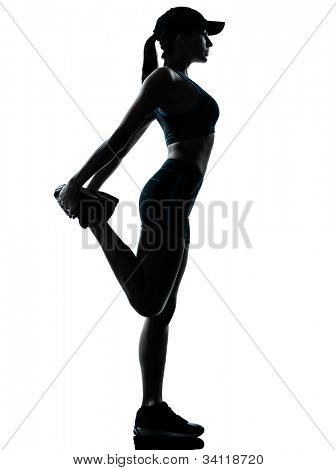 Girl Runner Silhouette