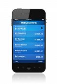 foto of investment  - Modern apple iphone with mobile electronic banking application on a screen - JPG 