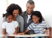 stock photo of family  - Smiling Afro - JPG 