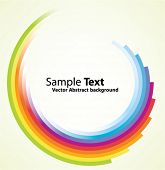image of competition  - Vector colorful circular motion background - JPG 