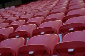 foto of seating  - Football stadium seats - JPG 