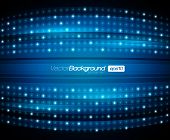 image of blue  - EPS10 Abstract Blue Lights Vector Backround - JPG 