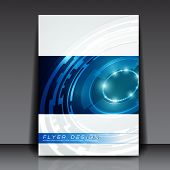 image of global technology  - Technology Vector Flyer Design  - JPG 