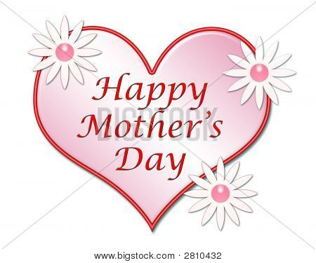 happy mother s day heart and flowers poster id 2810432