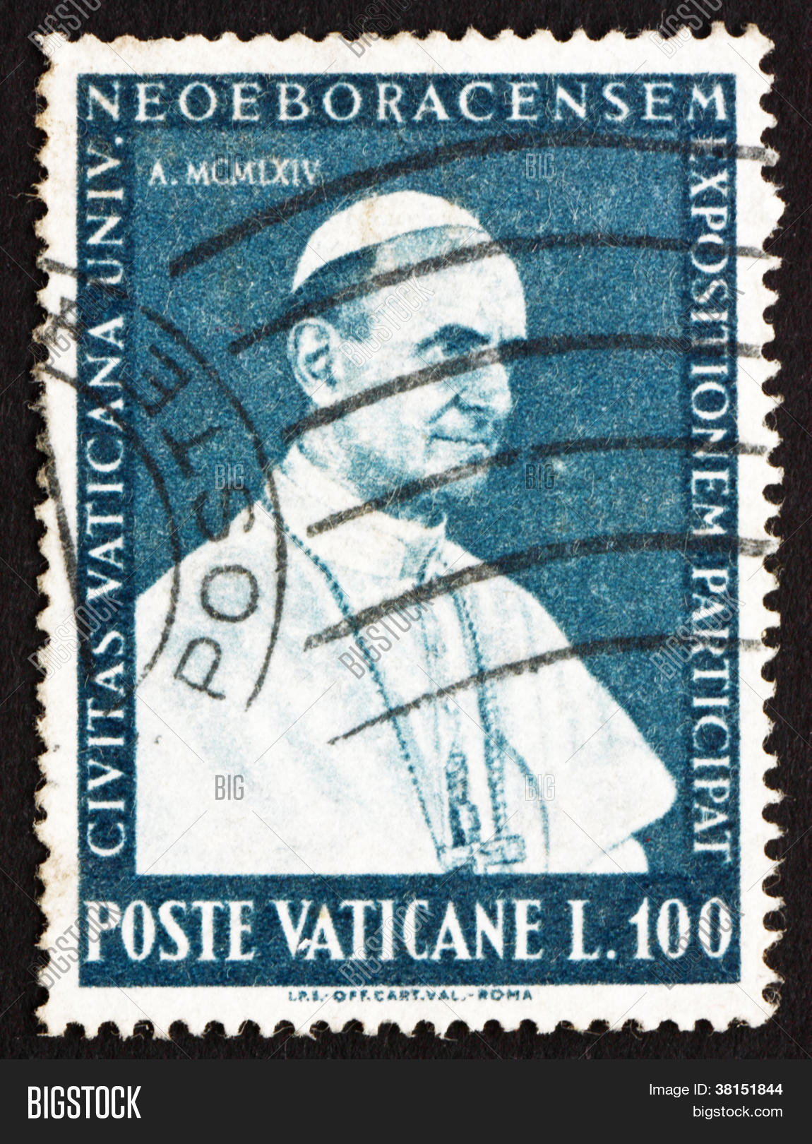 Postage Stamp Vatican 1964 Pope Image & Photo Bigstock