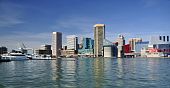foto of md  - View to downtown of Baltimore MD  from harbour - JPG 