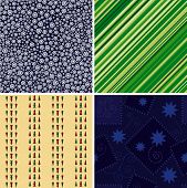 picture of computer technology  - Vector set of scrapbook Christmas seamless backgrounds - JPG 