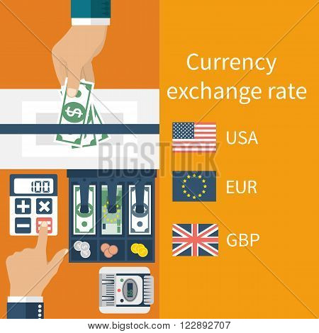 Large currency exchange