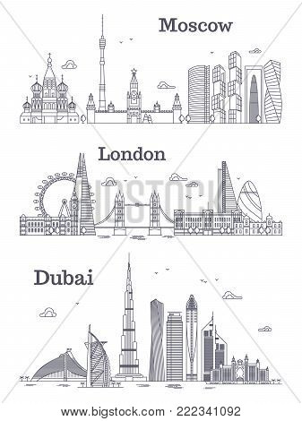 Poster: Moscow London Dubai
