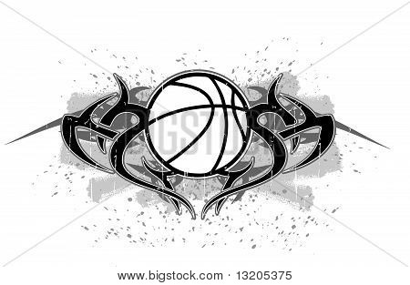 Tribal Basketball Tattoo