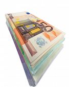 picture of investment  - many euro banknotes - JPG 