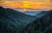 image of gap  - Gatlinburg TN Great Smoky Mountains National Park Scenic Sunset Landscape vacation getaway destination in the Smokies - JPG 