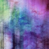 picture of art  - art abstract watercolor background on paper texture in light violet and pink colors - JPG 
