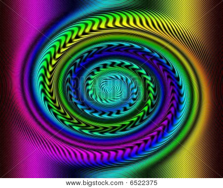 swirling optical illusion