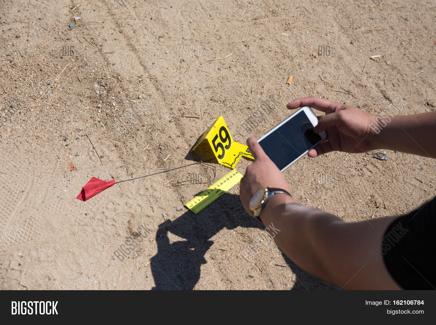 Law Enforcement Forensic Take Image & Photo Bigstock