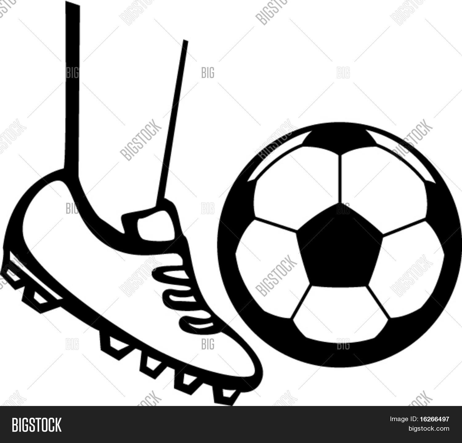Kicking Soccer Ball Vector & Photo Bigstock