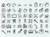 stock photo of globe  - doodle icons - JPG 