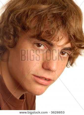 Teen Boy With Braces | Stock photo Teen Boy With Braces | Stock photo