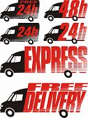 pic of transportation  - fast and efficient delivery courier  - JPG 