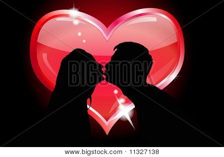 couple kissing silhouette. im couple kissing bradfeb