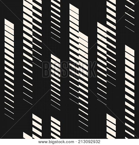 Abstract Geometric Seamless Pattern With Vertical Fading Lines Abstract Geometric Seamless Pattern With Vertical Fading Lines Tracks Halftone Stripes Extreme Sport Style Ilration Urban Art Trendy Black White
