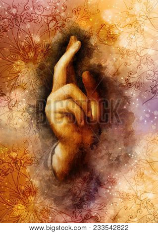 Poster: Hand Of Jesus Christ In