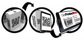 pic of scan  - A diagram showing instructions on how to scan a QR code to get information on a product using a device such as a smart phone - JPG 