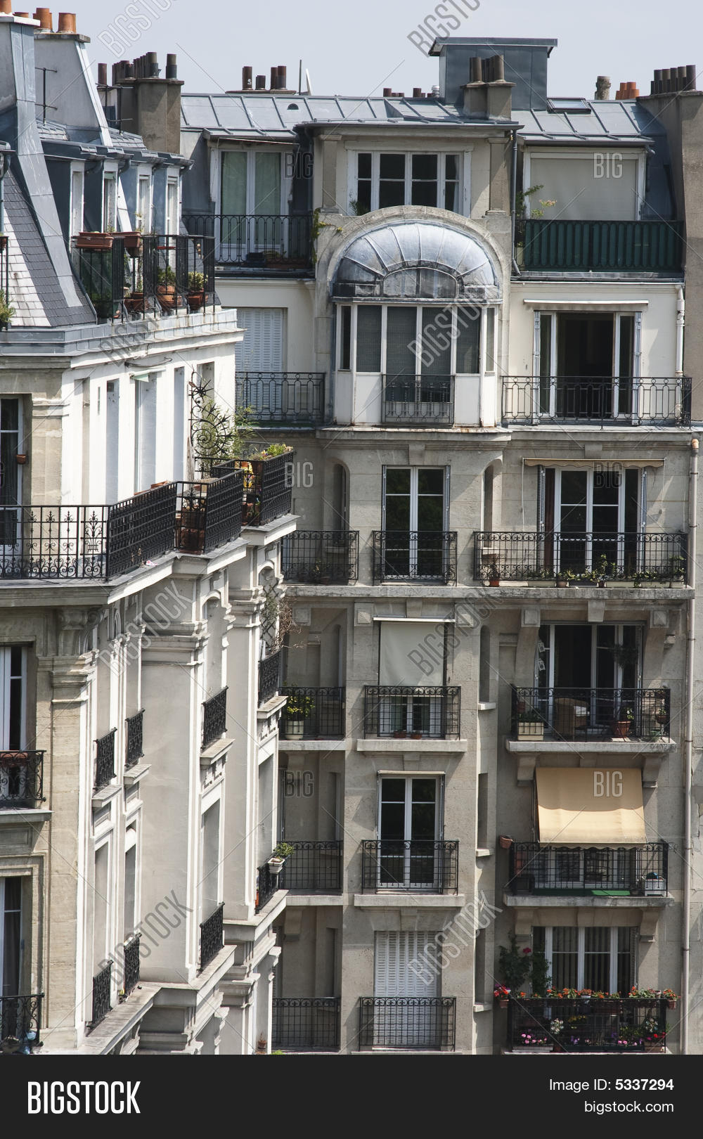 Classic Homes In Paris France Stock Photo & Stock Images Bigstock