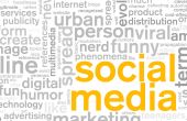 image of wall street  - Social Media Concept as a Abstract Background - JPG 